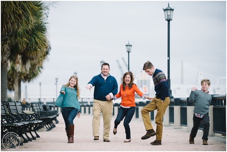 Family of 5 in Charleston, South Carolina Family, High School kids in Charleston, Christian family, Downtown Charleston family session! Photo by Aaron Nicholas Photography, destination wedding photographer based in Charleston, South Carolina