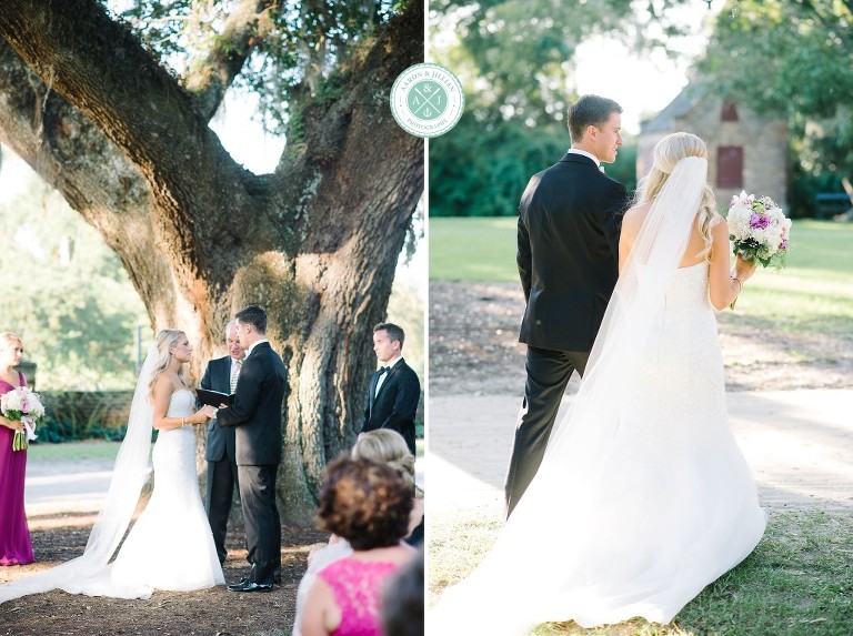 Intimate Boone Hall Wedding by Aaron & Jillian - Southern Weddings