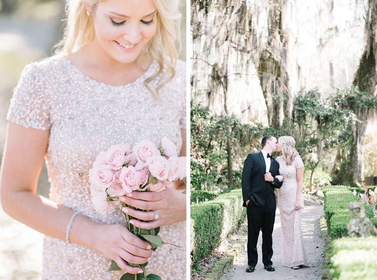 Victoria + Roland's luxurious Magnolia Plantation Engagement photos in March by Charleston wedding photographers Aaron and Jillian Photography -_0002